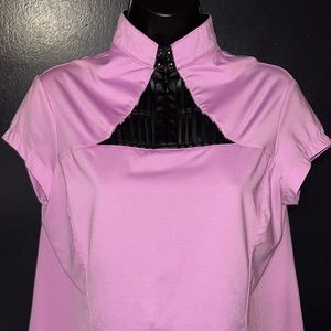 Jamie Sadock golf shirt. Lavender and black. Size small.